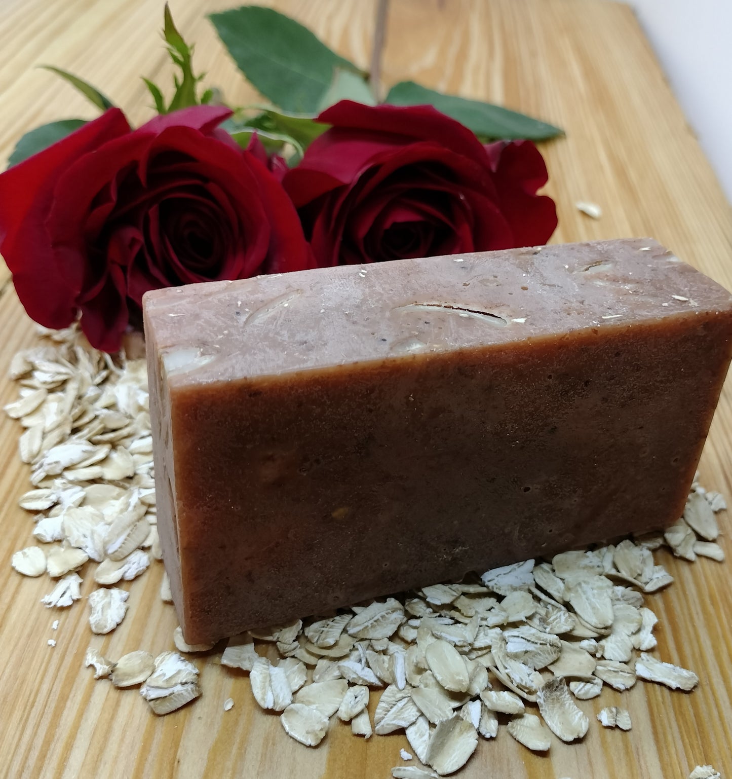 All-Natural Handmade Shea Butter & Oatmeal Soap - Desert Rose