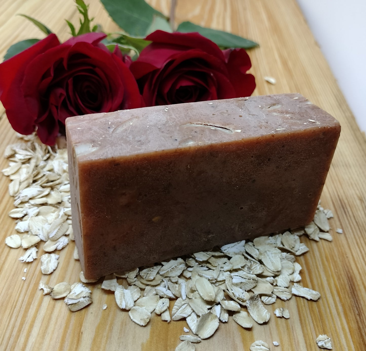 All-Natural Handmade Shea Butter & Oatmeal Soap - Desert Rose